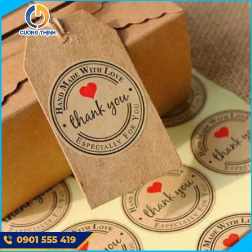 Sản phẩm tem nhan decal — In Quảng Cáo Cường Thịnh - Công Ty TNHH Đầu Tư Quảng Cáo Cường Thịnh — MST 3502445135