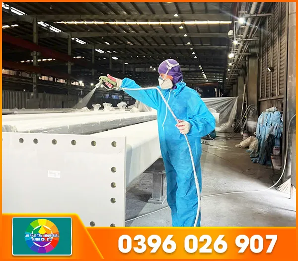 Sản phẩm DV thi cong son chong chay 1 — Sơn Kim Loại An Phát Tâm - Công Ty TNHH Sơn Công Nghiệp An Phát Tâm — MST 3502471199