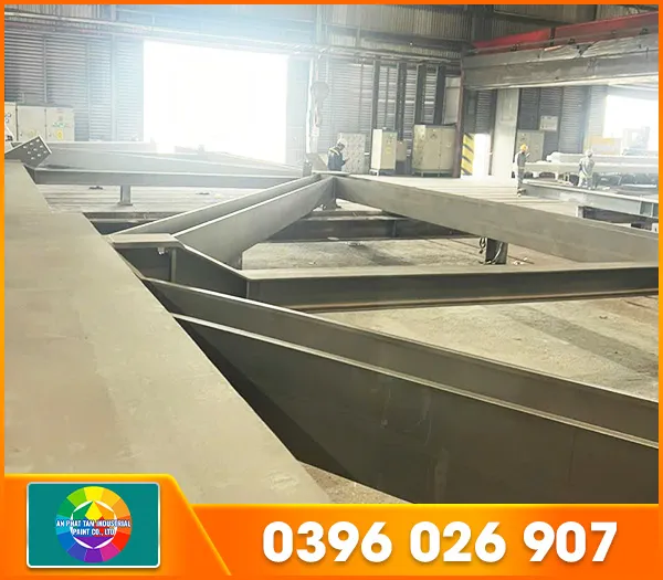 Sản phẩm DV thi cong son ket cau thep — Sơn Kim Loại An Phát Tâm - Công Ty TNHH Sơn Công Nghiệp An Phát Tâm — MST 3502471199