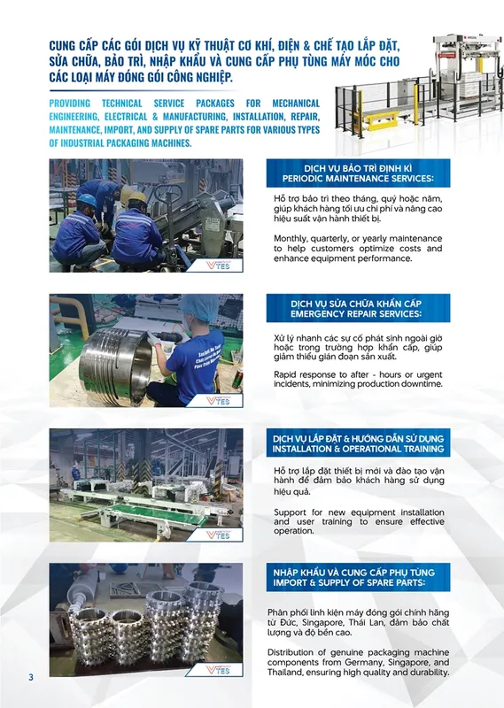 Sản phẩm CATA VTES 05 — Dịch Vụ Lắp Ráp Sửa Chữa Máy Móc VTES - Công Ty TNHH Thương Mại Kỹ Thuật & Dịch
Vụ Việt Nam — MST 3502500114