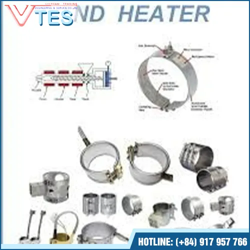 Sản phẩm CERAMIC BAND HEATERS — Dịch Vụ Lắp Ráp Sửa Chữa Máy Móc VTES - Công Ty TNHH Thương Mại Kỹ Thuật & Dịch
Vụ Việt Nam — MST 3502500114