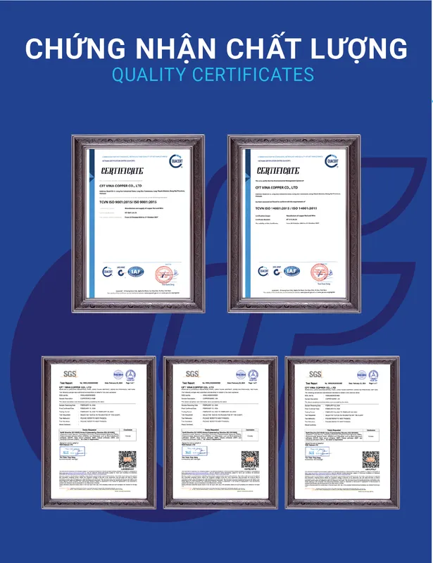 Sản phẩm chat_luong_iso — Công Ty Dây Đồng Việt Nam CFT — MST 3600241669