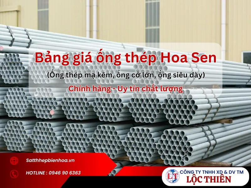 Sản phẩm Bang gia ong thep Hoa Sen ma kem moi nhat — Sắt Thép Lộc Thiên - Công Ty TNHH Xây Dựng Và Dịch Vụ Thương Mại Lộc Thiên — MST 3600536006