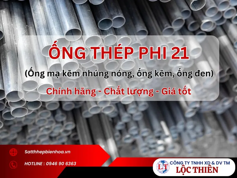 Sản phẩm Ong thep phi 21 1 — Sắt Thép Lộc Thiên - Công Ty TNHH Xây Dựng Và Dịch Vụ Thương Mại Lộc Thiên — MST 3600536006