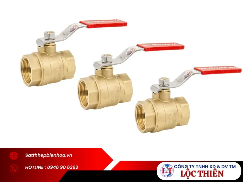 Sản phẩm Van bi dong tay gat — Sắt Thép Lộc Thiên - Công Ty TNHH Xây Dựng Và Dịch Vụ Thương Mại Lộc Thiên — MST 3600536006
