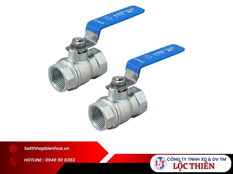 Sản phẩm Van bi gang noi ren — Sắt Thép Lộc Thiên - Công Ty TNHH Xây Dựng Và Dịch Vụ Thương Mại Lộc Thiên — MST 3600536006