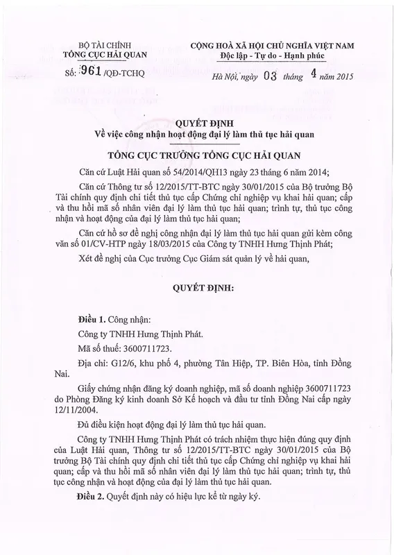 Sản phẩm DLHQ — Logistics Hưng Thịnh Phát - Công Ty TNHH Hưng Thịnh Phát — MST 3600711723