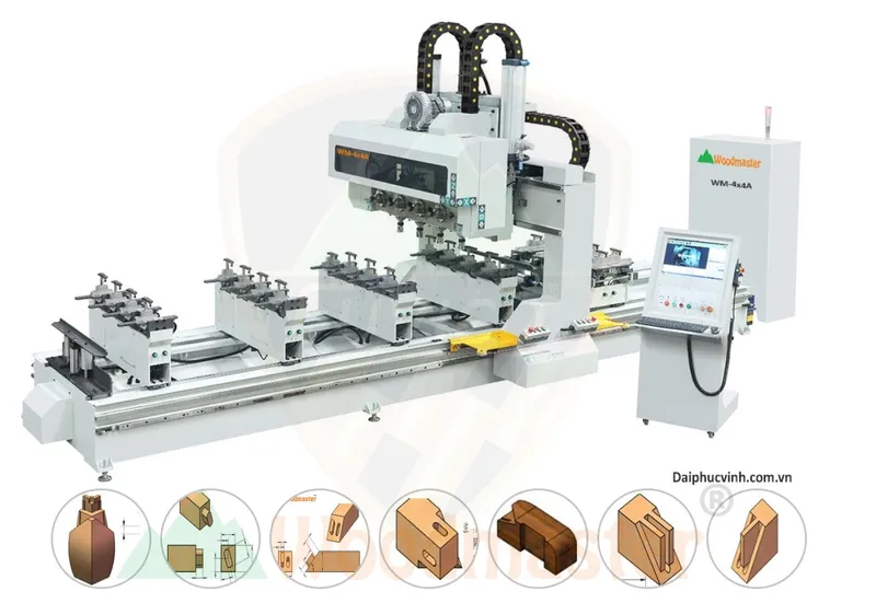Sản phẩm 1210 may lam mong am duong cnc 4 dan kep 16 dao lam ban ghe vach tau_9309 — Công Ty TNHH Đại Phúc Vinh — MST 3600974909