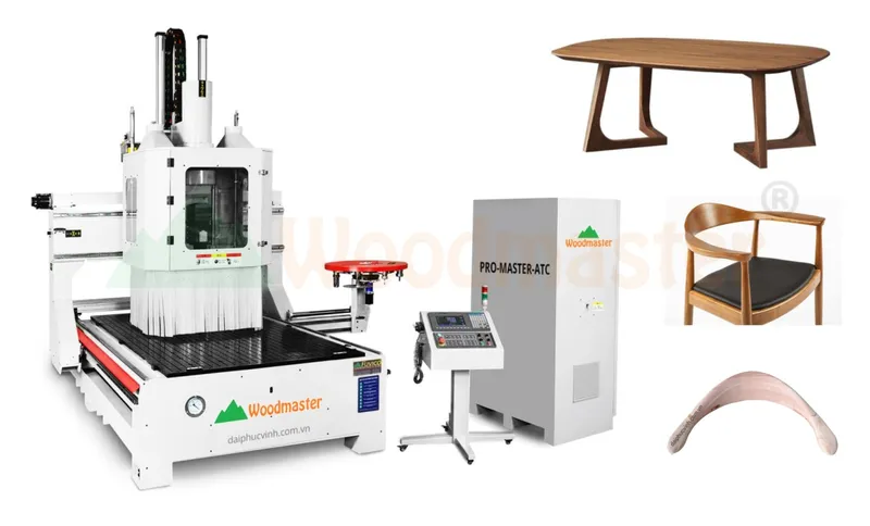 Sản phẩm 7310 may cnc trung tam 3d 5 truc 1 ban thay dao tu dong pro master atc_9360 — Công Ty TNHH Đại Phúc Vinh — MST 3600974909