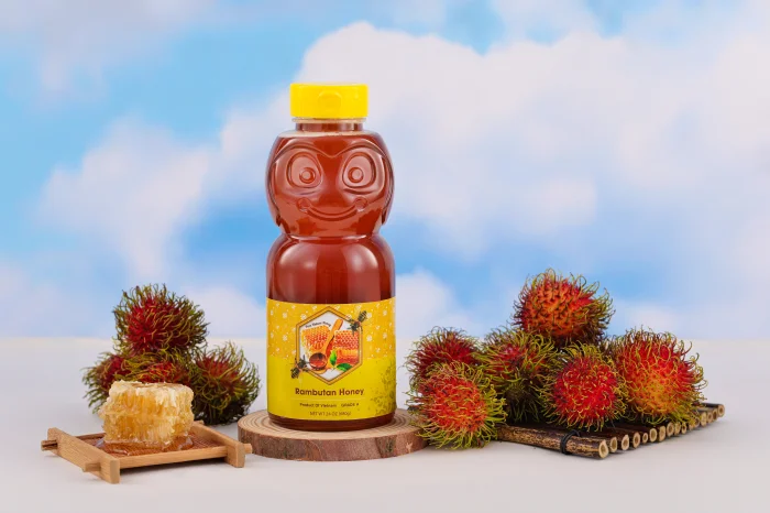 Sản phẩm mat hoa chom chom loai 500ml — Mật Ong Hoàng Trí - Công Ty TNHH Ong Mật Hoàng Trí — MST 3601457332