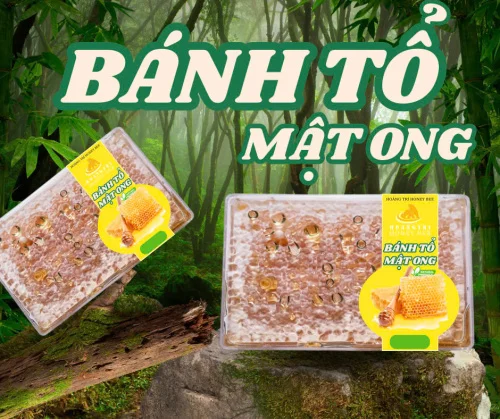 Sản phẩm mat ong banh to 500g — Mật Ong Hoàng Trí - Công Ty TNHH Ong Mật Hoàng Trí — MST 3601457332