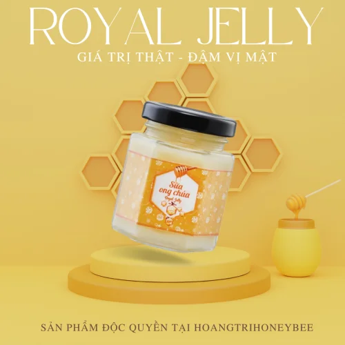 Sản phẩm royal jelly 100g  sua ong chua  — Mật Ong Hoàng Trí - Công Ty TNHH Ong Mật Hoàng Trí — MST 3601457332