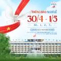 Sản phẩm Thong bao nghi DAI LE 120x120 — Công Ty TNHH Thương Mại Và Dịch Vụ Sinh Thịnh — MST 3602485050