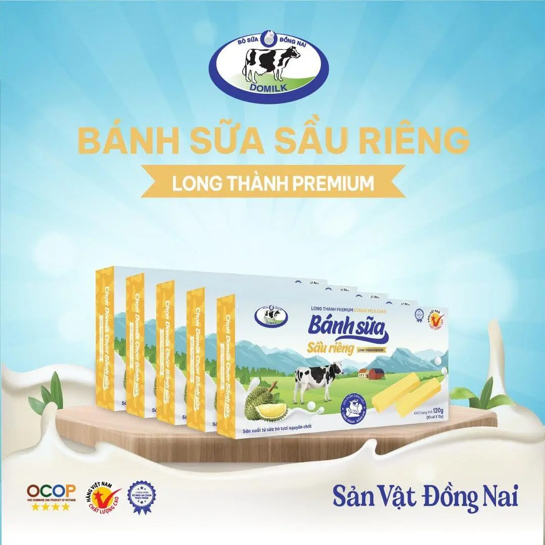 Sản phẩm Combo Banh sua sau rieng Long Thanh Premium — Công Ty Cổ Phần Domilk — MST 3603243907