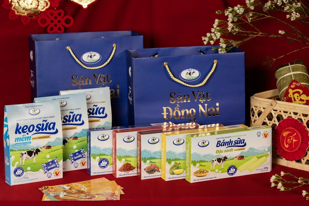 Sản phẩm Domilk Banh keo sua Long Thanh Premium 2024 Chinh hieu Dong Nai Viet nam Vietnam _2_ — Công Ty Cổ Phần Domilk — MST 3603243907