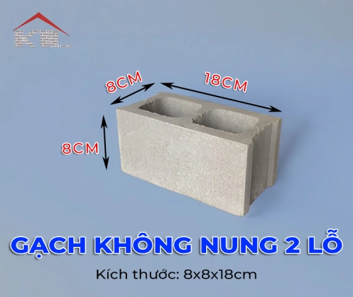 Sản phẩm gach khong nung 2 lo 8x8x18 — Công Ty TNHH Một Thành Viên Khang Thành Lợi — MST 3603267577