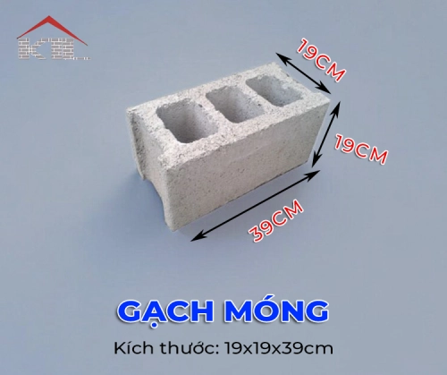 Sản phẩm gach mong 19x19x39 — Công Ty TNHH Một Thành Viên Khang Thành Lợi — MST 3603267577