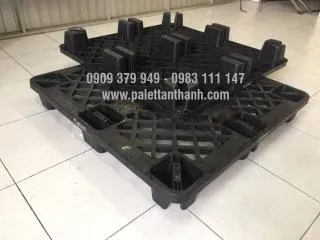 Sản phẩm pallet nhua 1000x1000x140mm thumb — Pallet Tấn Thành - Công Ty TNHH MTV Pallet Nhựa - Gỗ Tấn Thành — MST 3603311071