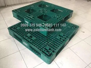 Sản phẩm pallet nhua 1100x1100x150mm thumb 2 — Pallet Tấn Thành - Công Ty TNHH MTV Pallet Nhựa - Gỗ Tấn Thành — MST 3603311071