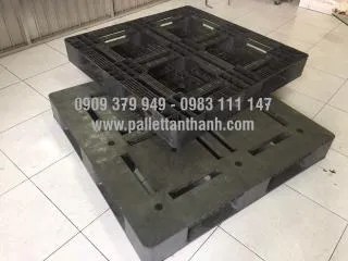 Sản phẩm pallet nhua 1100x1100x150mm thumb 9 — Pallet Tấn Thành - Công Ty TNHH MTV Pallet Nhựa - Gỗ Tấn Thành — MST 3603311071