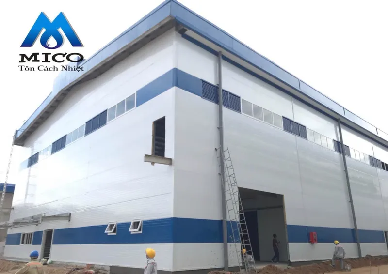 Sản phẩm cong trinh kcn loc an binh son long thanh 5897 — Công Ty Trách Nhiệm Hữu Hạn Thương Mại Sản Xuất Tôn Cách Nhiệt MICO — MST 3603386704