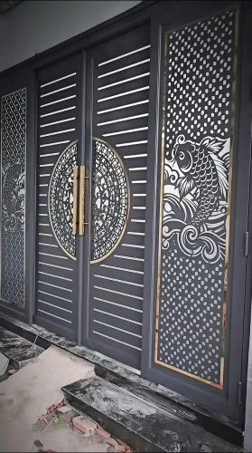 Sản phẩm cong sat cnc kd280 trong dong ket hop ca chep hoa rong thiet ke moi la giau y nghia — Công Ty TNHH Thép Kim Đồng — MST 3603389818