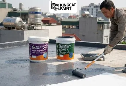 Sản phẩm cach chong tham san thuong va san mai lo thien giai phap bao ve ngoi nha tu dinh cong trinh 1 1781087014 — King Cat Paint - Công Ty TNHH YuLung Paint Manufacturing (Việt Nam) — MST 3603395106