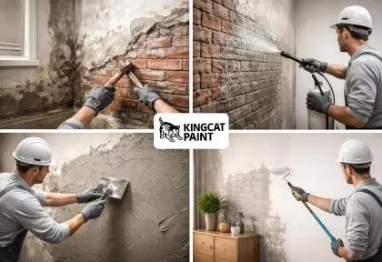 Sản phẩm cach chong tham tuong nha lien ke hieu qua 1774067412 — King Cat Paint - Công Ty TNHH YuLung Paint Manufacturing (Việt Nam) — MST 3603395106
