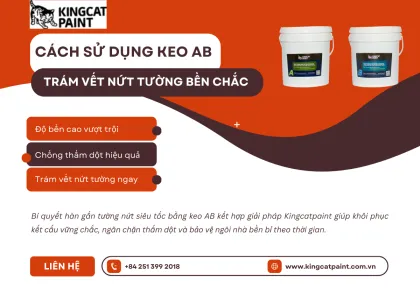Sản phẩm cach su dung keo ab tram vet nut tuong ben chac 1765512050 — King Cat Paint - Công Ty TNHH YuLung Paint Manufacturing (Việt Nam) — MST 3603395106