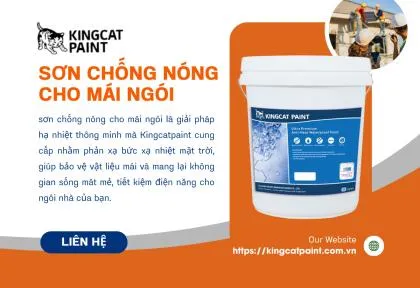 Sản phẩm giai phap son chong nong cho mai ngoi hieu qua va ben vung 1774350626 — King Cat Paint - Công Ty TNHH YuLung Paint Manufacturing (Việt Nam) — MST 3603395106