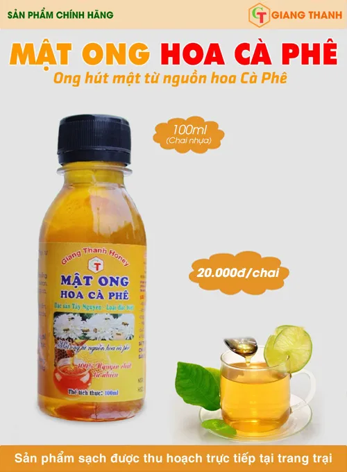 Sản phẩm mat ong hoa ca phe 100ml — Mật Ong Giang Thanh — MST 3603407217