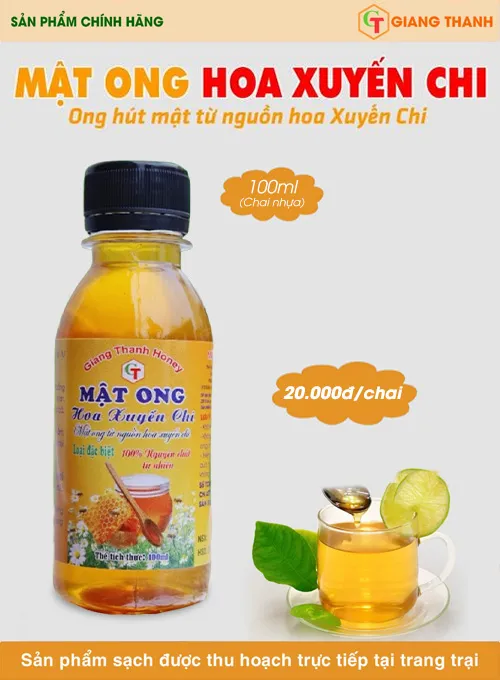 Sản phẩm mat ong hoa xuyen chi 100ml — Mật Ong Giang Thanh — MST 3603407217