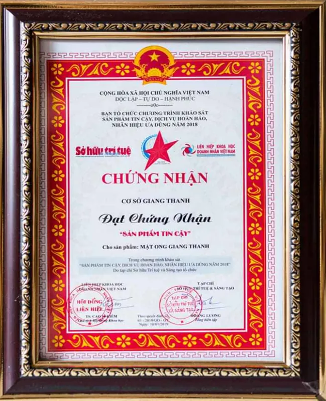 Sản phẩm 9 — Mật Ong Giang Thanh — MST 3603407217