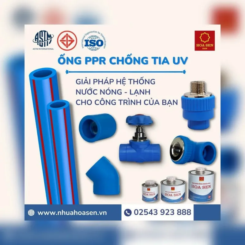Sản phẩm ong ppr chong tia uv hoa sen — Công Ty TNHH Thương Mại Và Dịch Vụ Hải Đăng Dương — MST 3603426509