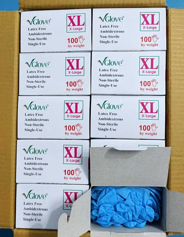Sản phẩm gang tay y te nitrile khong bot vglove 2 — Công Ty TNHH Huy Hoàn Trang — MST 3603440687