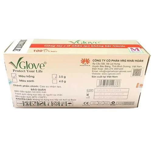 Sản phẩm vglove mau trang — Công Ty TNHH Huy Hoàn Trang — MST 3603440687