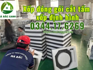 Sản phẩm Xop dong goi cat tam xop dinh hinh 326x245 — Công Ty TNHH Cách Nhiệt Hà Bắc — MST 3603451953