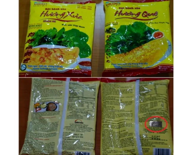 Sản phẩm bot banh xeo nghi nhai bao bi — Công Ty TNHH Bao Bì Đóng Gói Tân Việt Phát — MST 3603456447