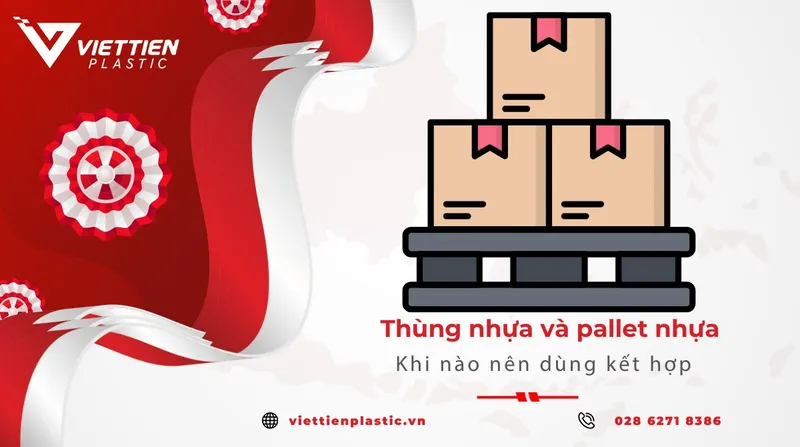 Sản phẩm thung nhua va pallet nhua — Công Ty TNHH Nhựa Việt Tiến — MST 3603457232