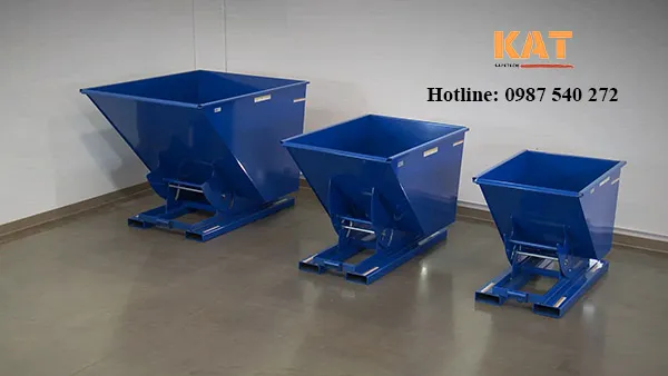 Sản phẩm thung rac tu do self dumping hopper 02 — Thiết Bị Nâng Hạ Kat - Công Ty TNHH Thương Mại Kỹ Thuật Kat — MST 3603471318