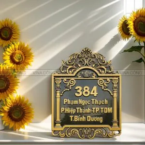 Sản phẩm bang so nha nhom duc hop kim bsn01 — Công Ty Trách Nhiệm Hữu Hạn Đúc Hợp Kim Nhôm Vi Na Cổng — MST 3603473717
