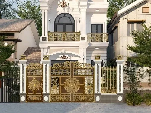 Sản phẩm thi cong lap dat hoan thien cua cong hang rao ban cong nhom duc — Công Ty Trách Nhiệm Hữu Hạn Đúc Hợp Kim Nhôm Vi Na Cổng — MST 3603473717