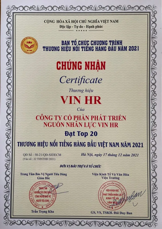 Sản phẩm z3207904837112_5de96e07eb46d2de1acf0ffa9fbf5274 — Công Ty Cổ Phần Phát Triển Nguồn Nhân Lực VIN HR — MST 3603521921