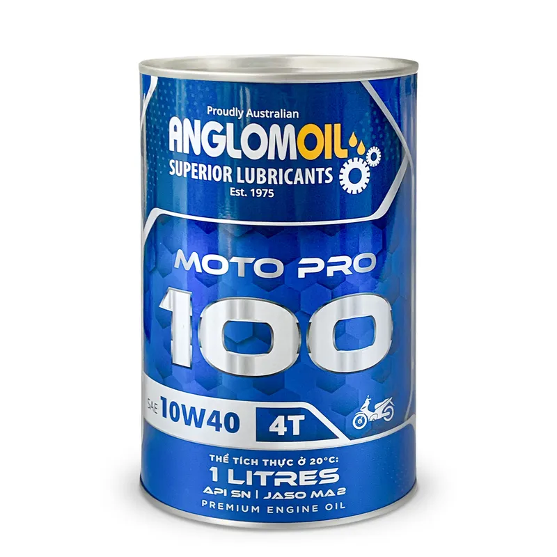 Sản phẩm 03 MotoPRO 100 10 40 1L — Dầu Nhờn ANGLOMOIL - Công Ty TNHH ANGLOMOIL VIệt Nam — MST 3603564749