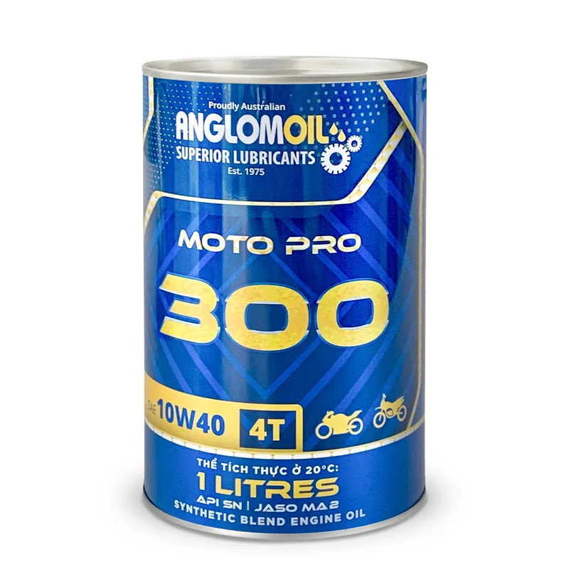 Sản phẩm 05 MotoPRO 300 10 40 1L — Dầu Nhờn ANGLOMOIL - Công Ty TNHH ANGLOMOIL VIệt Nam — MST 3603564749