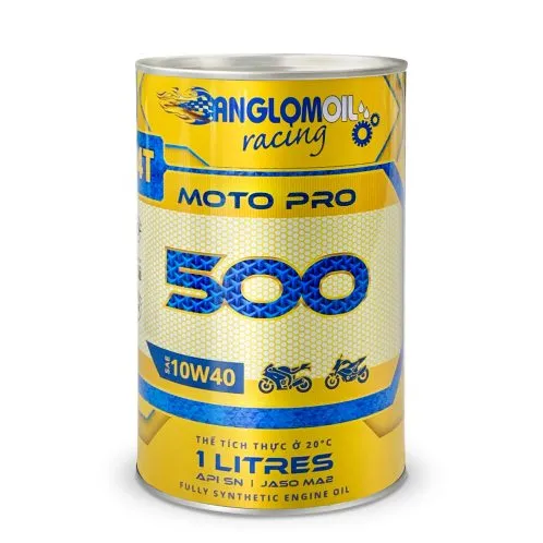 Sản phẩm 07 MotoPRO 500 10 40 1L 498x498 — Dầu Nhờn ANGLOMOIL - Công Ty TNHH ANGLOMOIL VIệt Nam — MST 3603564749