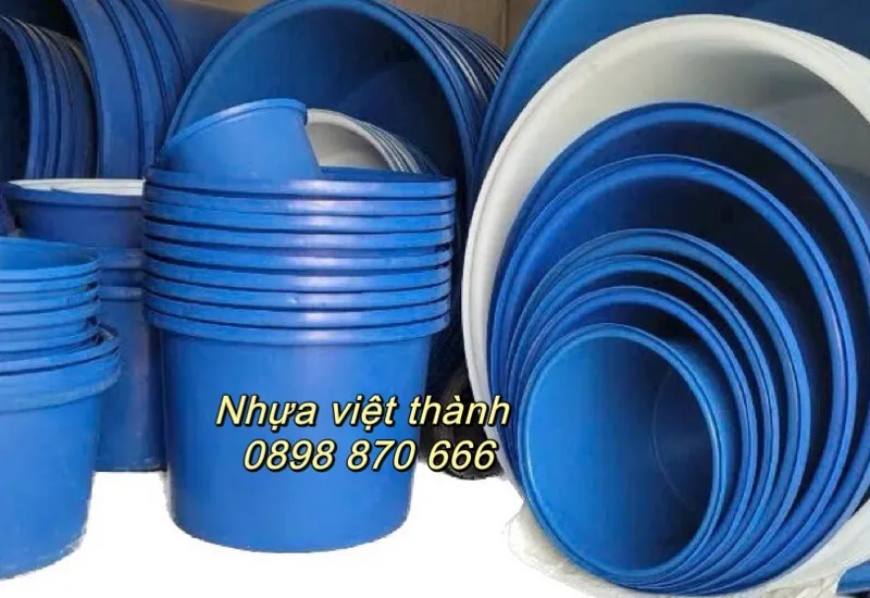 Sản phẩm thung nhua tron lon — Công Ty TNHH Nhựa Việt Thành Việt Nam — MST 3603569666