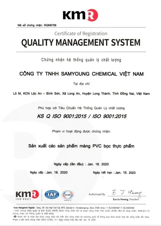 Sản phẩm fd5d2390569e8244be6bf8001943cbe7 — Màng Nhựa SAMYOUNG - Công Ty TNHH SAMYOUNG CHEMICAL Việt Nam — MST 3603600958