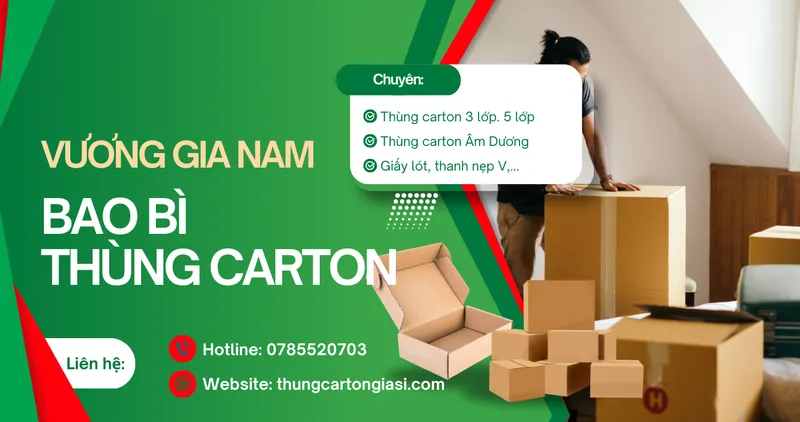 Sản phẩm 17375980800 — Thùng Carton Đồng Nai - Công Ty TNHH Vương Gia Nam — MST 3603627452