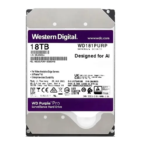 Sản phẩm c ng l p trong western digital 18tb 35 sata3 mau tim purple pro wd181purp — Công Ty TNHH Thiết Bị Công Nghệ 360 — MST 3603643623
